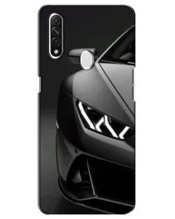 Чехол для OPPO A31 с картинкой «Lamborghini фары детализация»