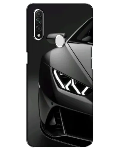 Чехол для OPPO A31 с картинкой «Lamborghini фары детализация»