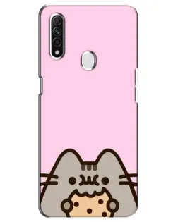 Чехол для OPPO A31 с картинкой «Pusheen и печенье»