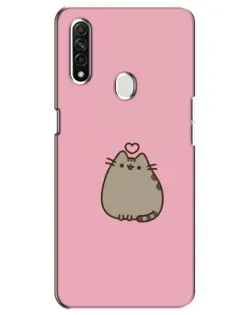 Чохол для OPPO A31 з картинкою «Pusheen серце»