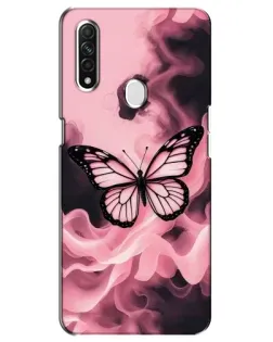 Чехол для OPPO A31 с картинкой «Бабочка в дыму»