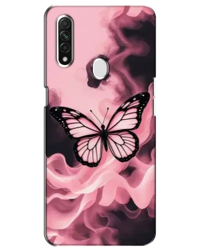 Чехол для OPPO A31 с картинкой «Бабочка в дыму»