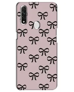Чехол для OPPO A31 с картинкой «Черные бантики»