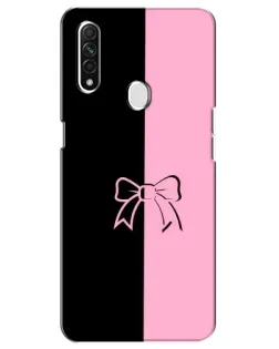 Чехол для OPPO A31 с картинкой «Половинки банта»