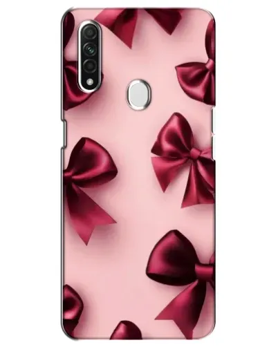 Чехол для OPPO A31 с картинкой «Бордовый атлас»