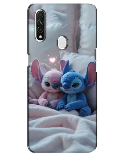 Чехол для OPPO A31 с картинкой «Плюшевые Стич Ангел»