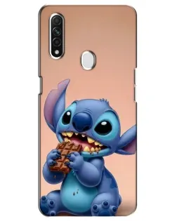 Чехол для OPPO A31 с картинкой «Стич ест шоколад» Чехол для OPPO A31 с картинкой «Стич ест шоколад»