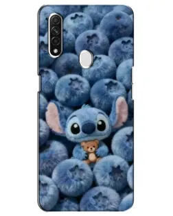 Чехол для OPPO A31 с картинкой «Стич и голубика» Чехол для OPPO A31 с картинкой «Стич и голубика»