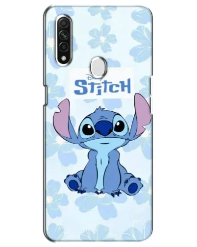 Чехол для OPPO A31 с картинкой «Stitch среди цветов»