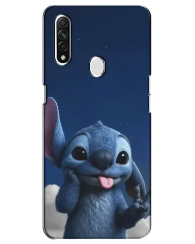 Чехол для OPPO A31 с картинкой «Стич в облаках»