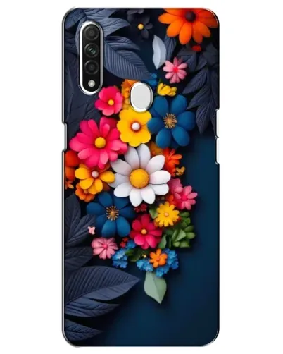 Чехол для OPPO A31 с картинкой «Цветочная феерия»