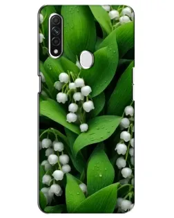 Чехол для OPPO A31 с картинкой «Ландыши в зелени»
