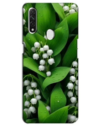 Чехол для OPPO A31 с картинкой «Ландыши в зелени»