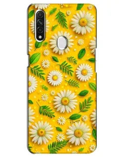 Чехол для OPPO A31 с картинкой «Ромашковое солнце»