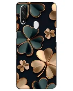 Чехол для OPPO A31 с картинкой «Клевер в золоте»