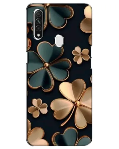 Чехол для OPPO A31 с картинкой «Клевер в золоте»