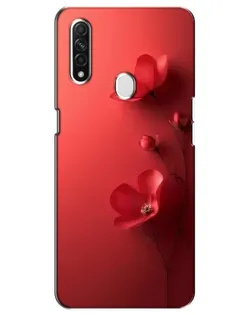 Чехол для OPPO A31 с картинкой «Маковые соцветия»
