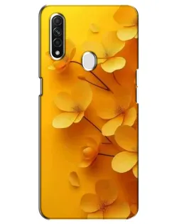 Чехол для OPPO A31 с картинкой «Золотые лепестки»