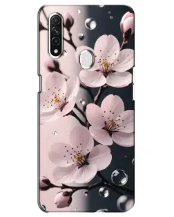 Чехол для OPPO A31 с картинкой «Нежная сакура и капли» Чехол для OPPO A31 с картинкой «Нежная сакура и капли»
