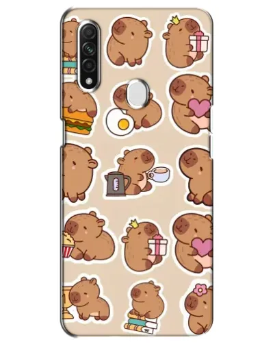 Чохол для OPPO A31 з картинкою «Капібари паттерн» Чохол для OPPO A31 з картинкою «Капібари паттерн»