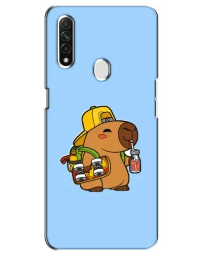 Чохол для OPPO A31 з картинкою «Капібара на скейті» Чохол для OPPO A31 з картинкою «Капібара на скейті»
