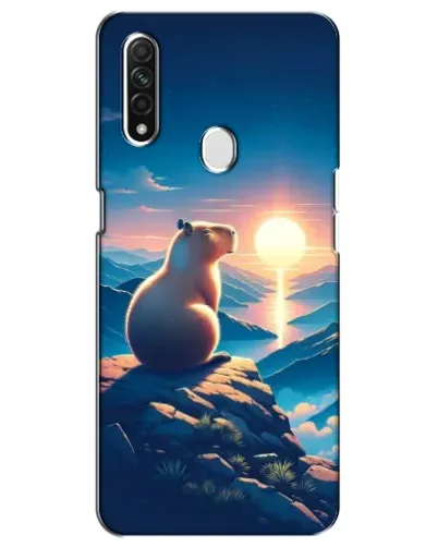 Чохол для OPPO A31 з картинкою «Захід сонця з капібарою» Чохол для OPPO A31 з картинкою «Захід сонця з капібарою»