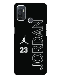 Чехол для OPPO A32 с картинкой «Jordan Vertical»