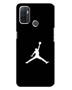 Чехол для OPPO A32 с картинкой «Jordan Silhouette»