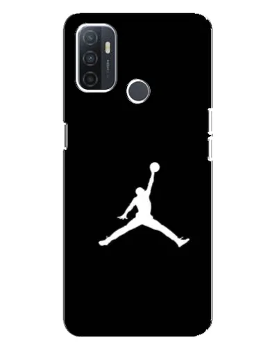 Чехол для OPPO A32 с картинкой «Jordan Silhouette»