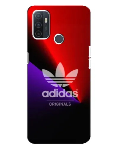 Чохол для OPPO A32 з картинкою «Adidas Red Neon»
