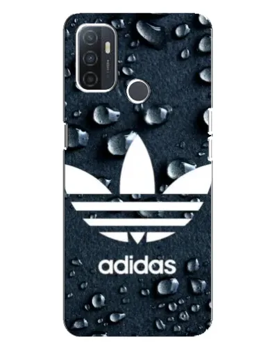 Чохол для OPPO A32 з картинкою «Adidas Trefoil Blue»