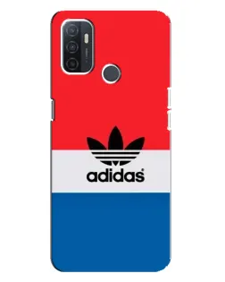 Чохол для OPPO A32 з картинкою «Ретро блоки Adidas»