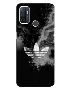 Чохол для OPPO A32 з картинкою «Абстрактний дим Adidas»