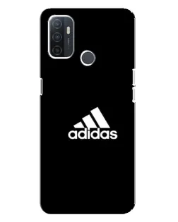 Чохол для OPPO A32 з картинкою «Чорна класика Adidas»