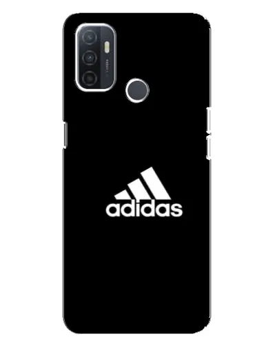 Чохол для OPPO A32 з картинкою «Чорна класика Adidas»