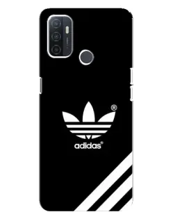Чохол для OPPO A32 з картинкою «Adidas з діагональними смугами»