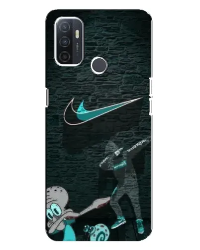 Чехол для OPPO A32 с картинкой «Спортивный арт Nike»