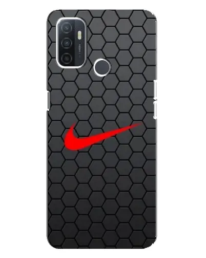 Чехол для OPPO A32 с картинкой «Nike — карбоновая сетка»
