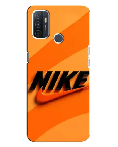 Чехол для OPPO A32 с картинкой «Оранжевый драйв Nike»