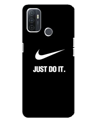 Чехол для OPPO A32 с картинкой «Классический принт Nike»