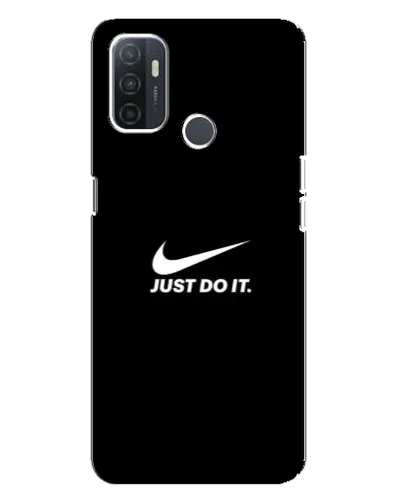Чехол для OPPO A32 с картинкой «Минимализм от Nike»