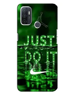 Чехол для OPPO A32 с картинкой «Зеленый неоновый Nike» Чехол для OPPO A32 с картинкой «Зеленый неоновый Nike»
