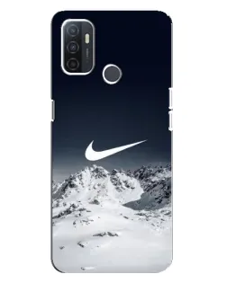 Чехол для OPPO A32 с картинкой «Nike — зимние горы» Чехол для OPPO A32 с картинкой «Nike — зимние горы»