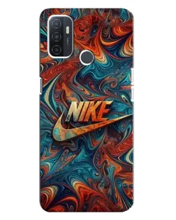 Чехол для OPPO A32 с картинкой «Nike в абстракции» Чехол для OPPO A32 с картинкой «Nike в абстракции»