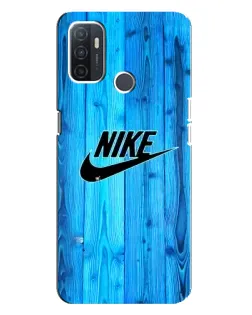 Чехол для OPPO A32 с картинкой «Голубое дерево Nike» Чехол для OPPO A32 с картинкой «Голубое дерево Nike»