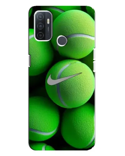 Чехол для OPPO A32 с картинкой «Теннисные мячи Найк»