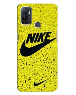 Чехол для OPPO A32 с картинкой «Желтый текстурный Nike» Чехол для OPPO A32 с картинкой «Желтый текстурный Nike»