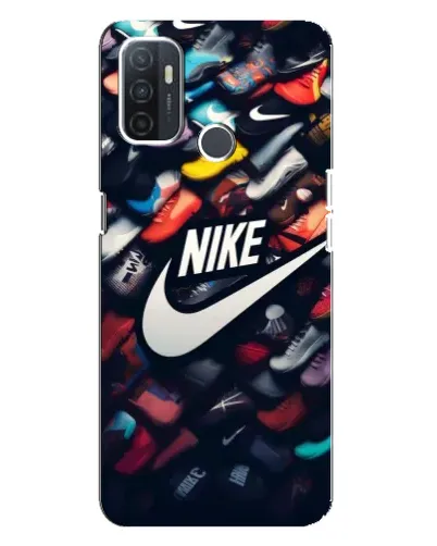 Чехол для OPPO A32 с картинкой «Коллекция кроссовок Nike»