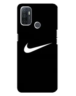 Чехол для OPPO A32 с картинкой «Минималистический Найк» Чехол для OPPO A32 с картинкой «Минималистический Найк»