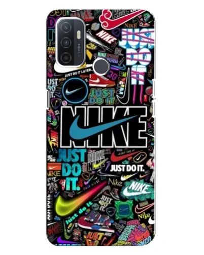 Чехол для OPPO A32 с картинкой «Яркий коллаж Nike» Чехол для OPPO A32 с картинкой «Яркий коллаж Nike»